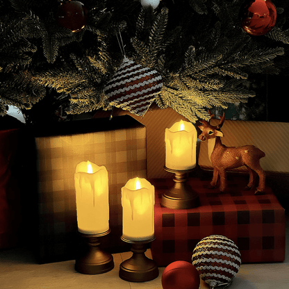 Flameless Block Candles - Luminoya