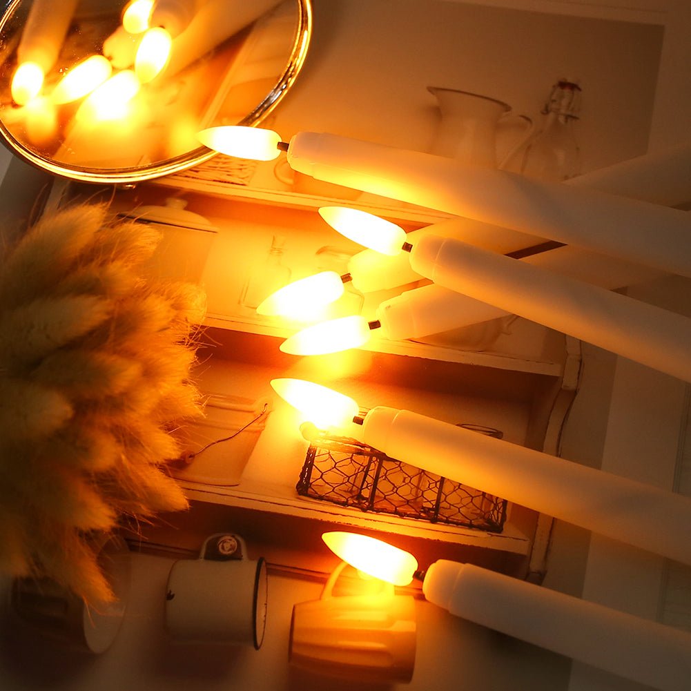Flameless Chandelier Candles - Luminoya
