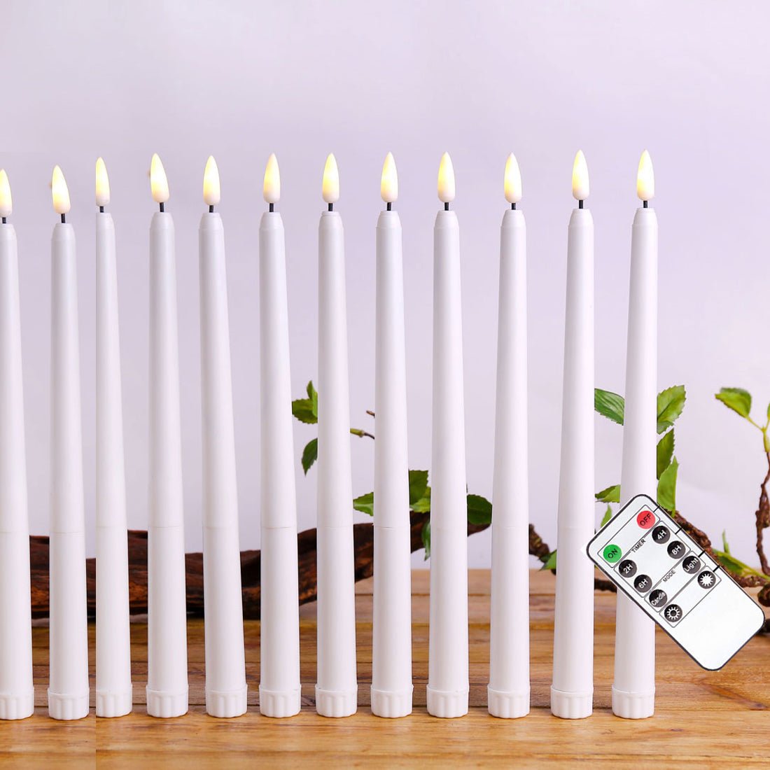 Flameless Chandelier Candles - Luminoya
