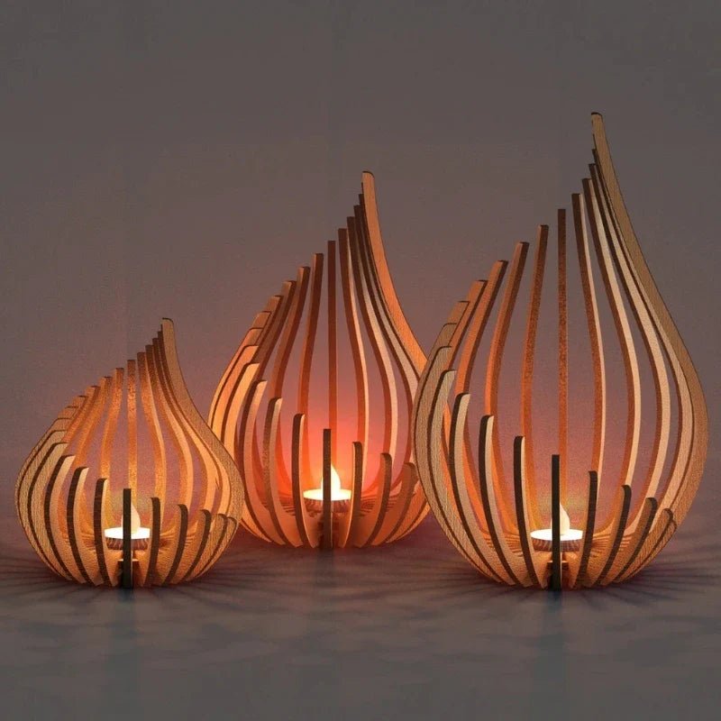 GlimmerDrop™ Candle Holder - Luminoya