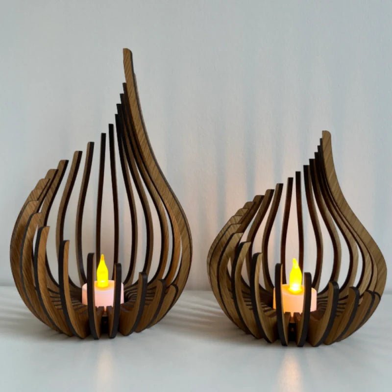 GlimmerDrop™ Candle Holder - Luminoya