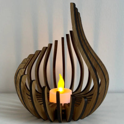 GlimmerDrop™ Candle Holder - Luminoya
