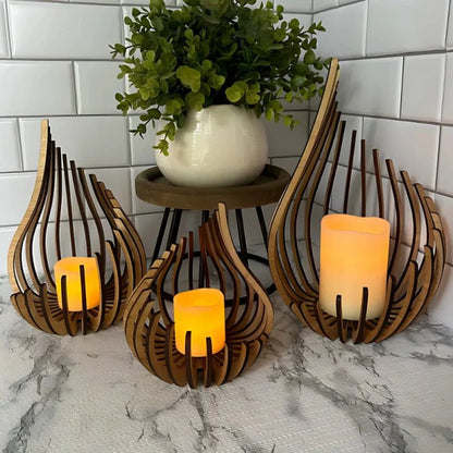 GlimmerDrop™ Candle Holder - Luminoya