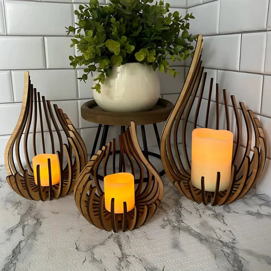 GlimmerDrop™ Candle Holder - Luminoya