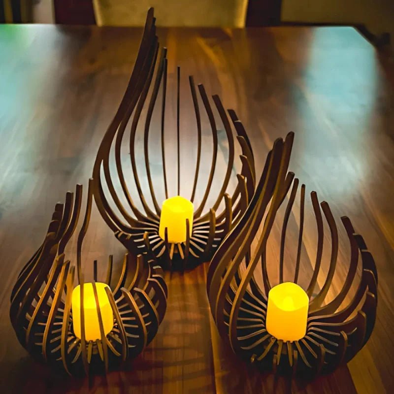 GlimmerDrop™ Candle Holder - Luminoya