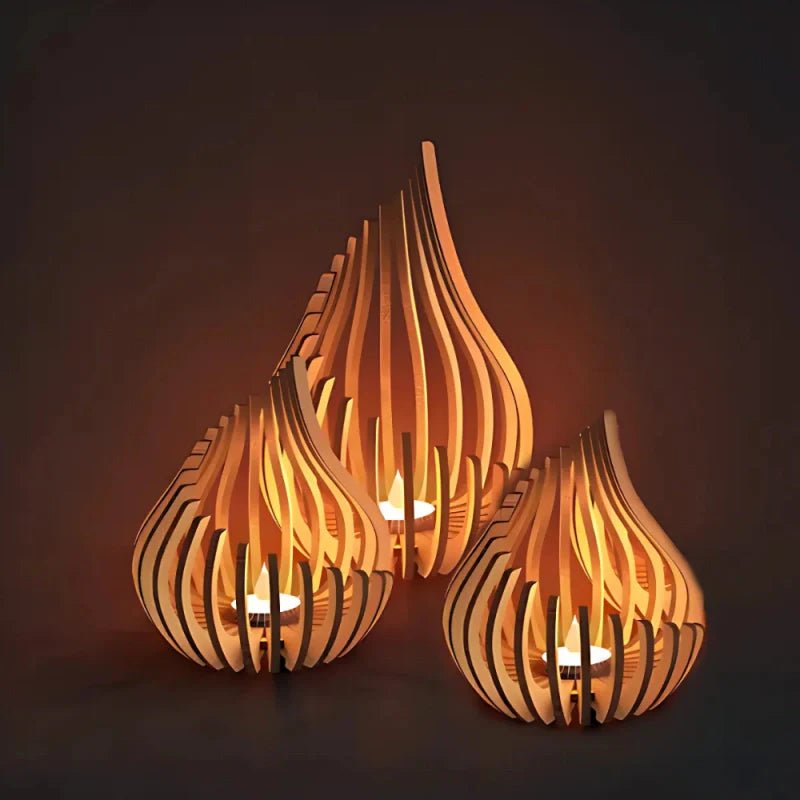 GlimmerDrop™ Candle Holder - Luminoya