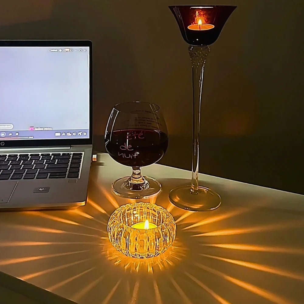 GlowRipple™ Candle Holder - Luminoya