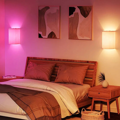 Linen Glow Wall Light - Luminoya