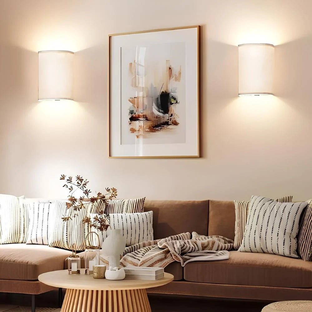 Linen Glow Wall Light - Luminoya