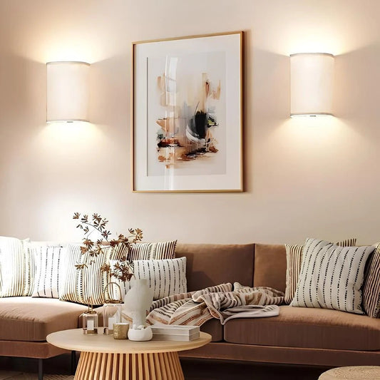 Linen Glow Wall Light - Luminoya