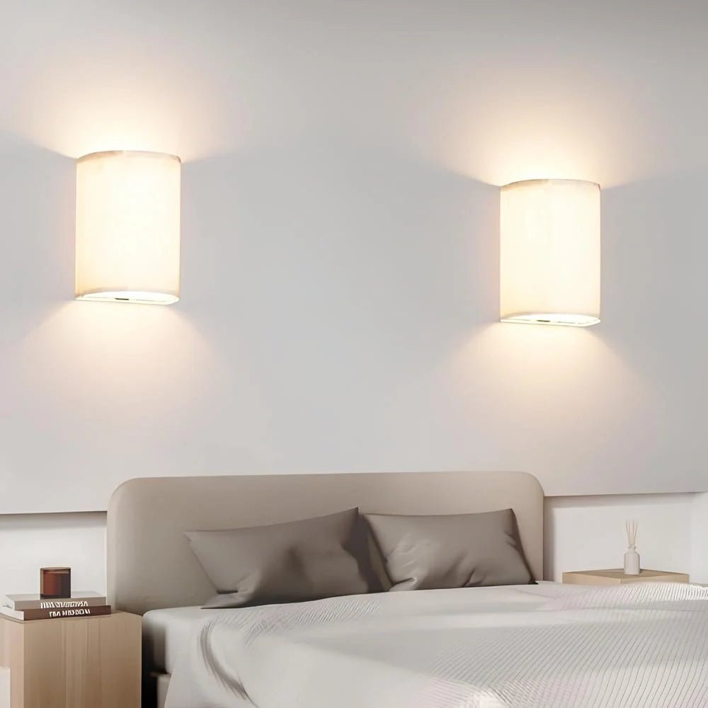 Linen Glow Wall Light - Luminoya
