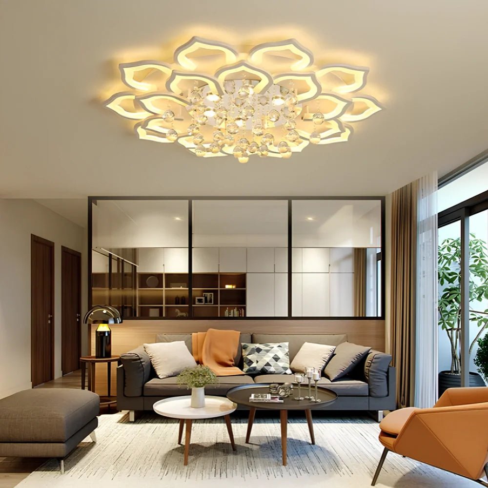 Lotus™ Crystal Chandelier - Luminoya