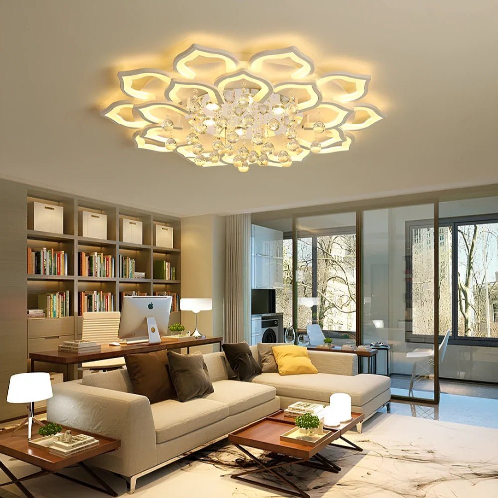Lotus™ Crystal Chandelier - Luminoya