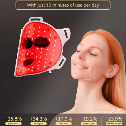 LumaDerm™ Red Light Therapy Face Mask - Luminoya