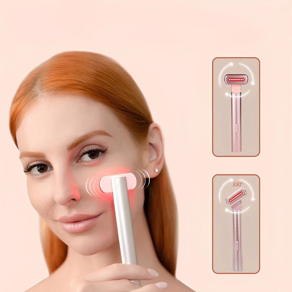 LumaDerm™ Red Light Therapy Face Wand - Luminoya
