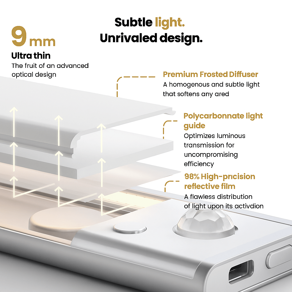 LumiBar 3.0™ | Wireless LED Strip with Motion Sensor - Luminoya