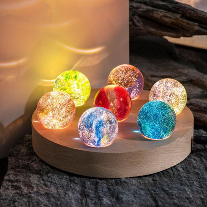 Luminous Crystal Galaxy Orbs - Luminoya