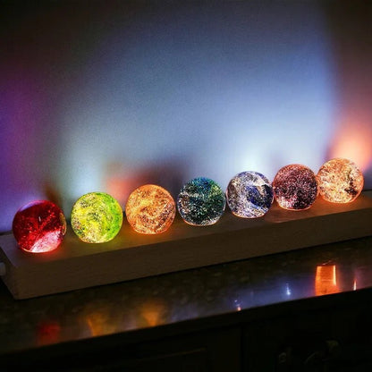 Luminous Crystal Galaxy Orbs - Luminoya