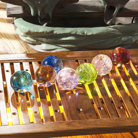 Luminous Crystal Galaxy Orbs - Luminoya