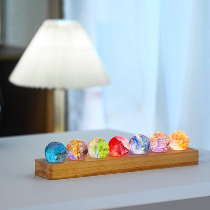 Luminous Crystal Galaxy Orbs - Luminoya