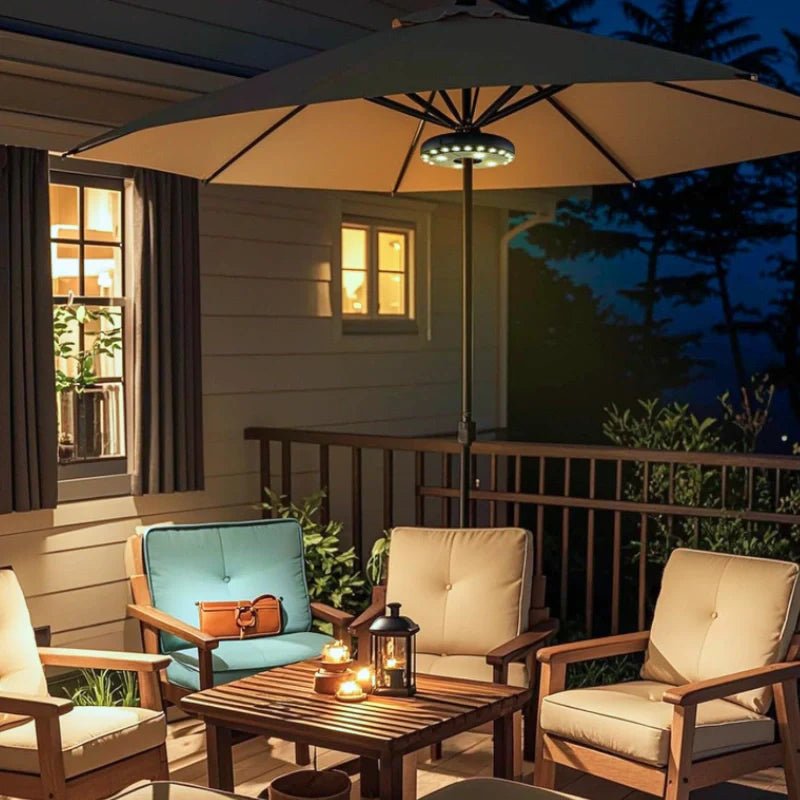 ParasolGlow™ Patio Umbrella Light - Luminoya