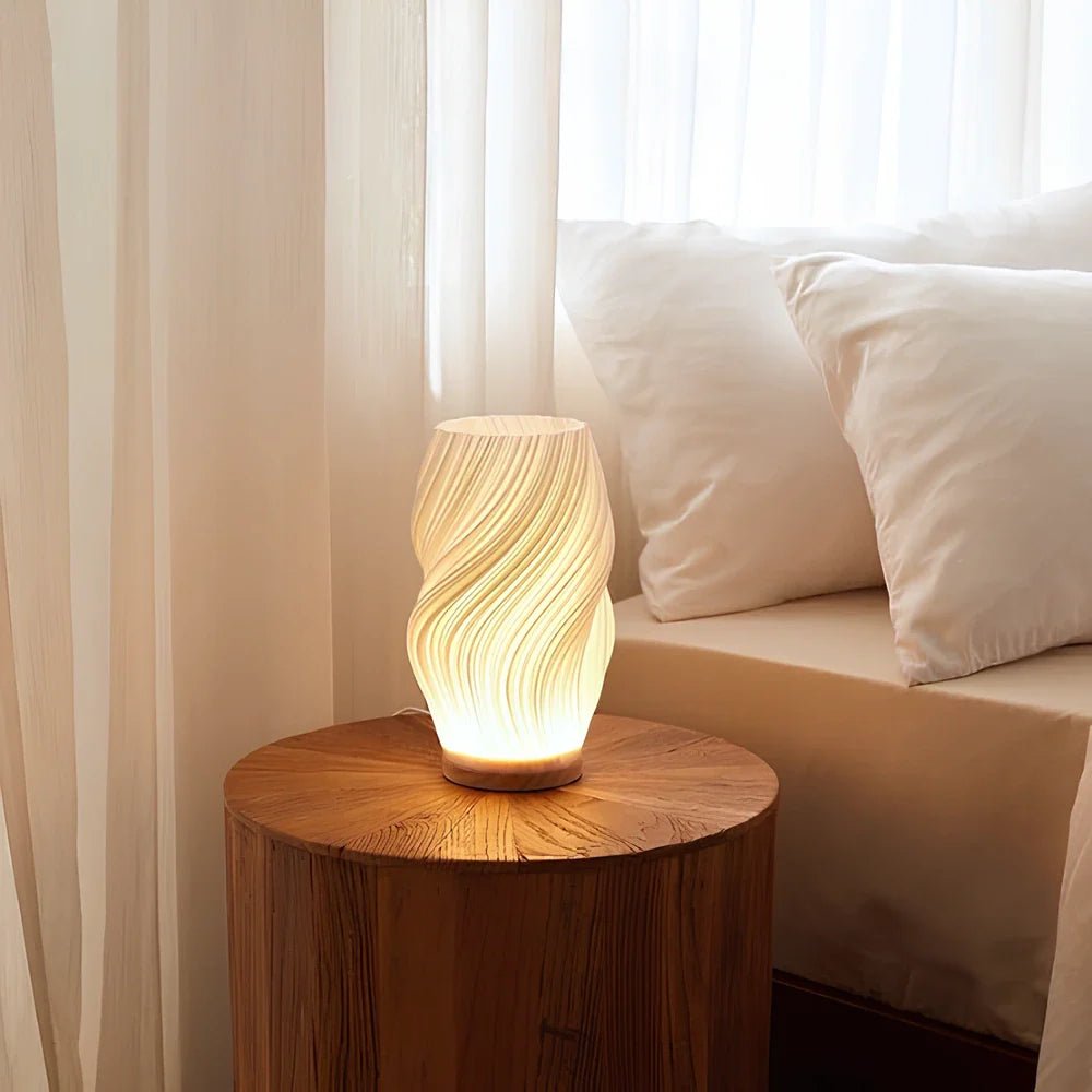 Serene Wavecrest Lamp - Luminoya