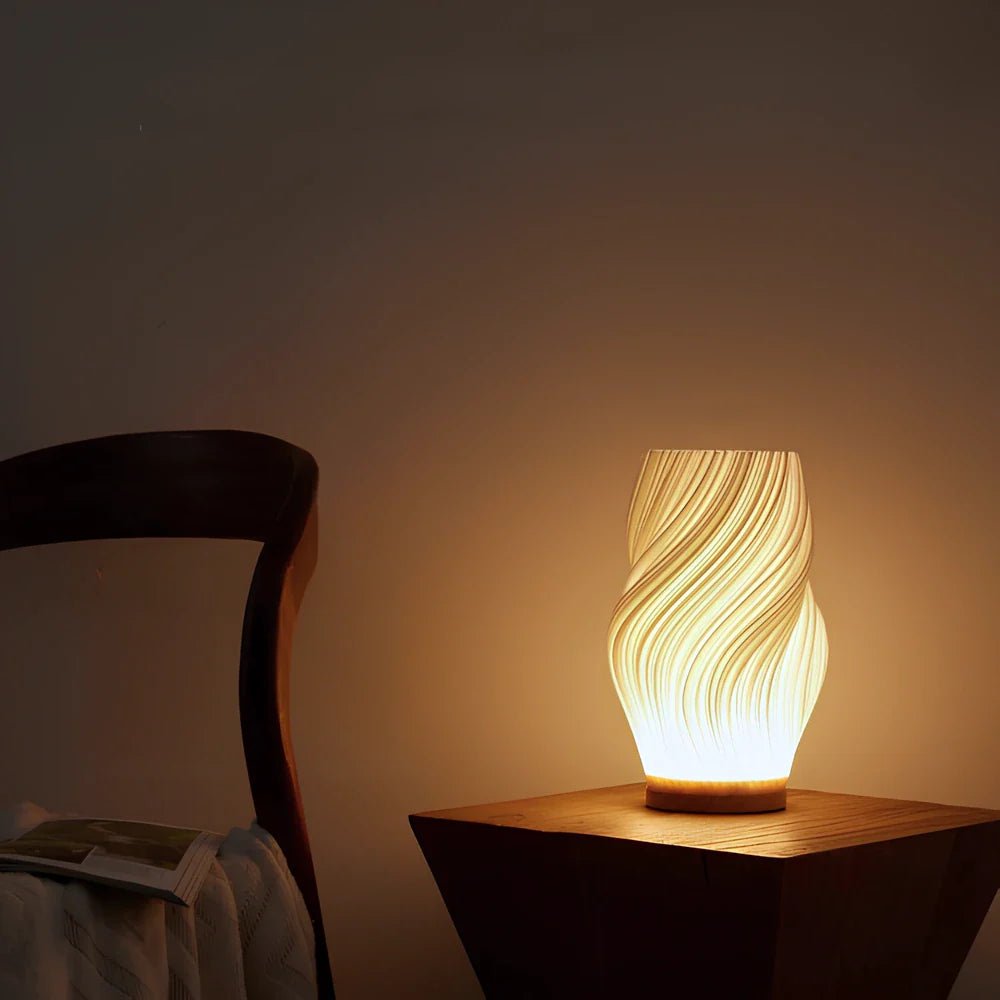 Serene Wavecrest Lamp - Luminoya