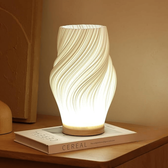 Serene Wavecrest Lamp - Luminoya