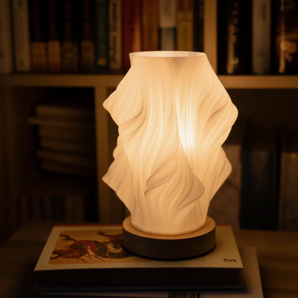 Serene Wavecrest Lamp - Luminoya