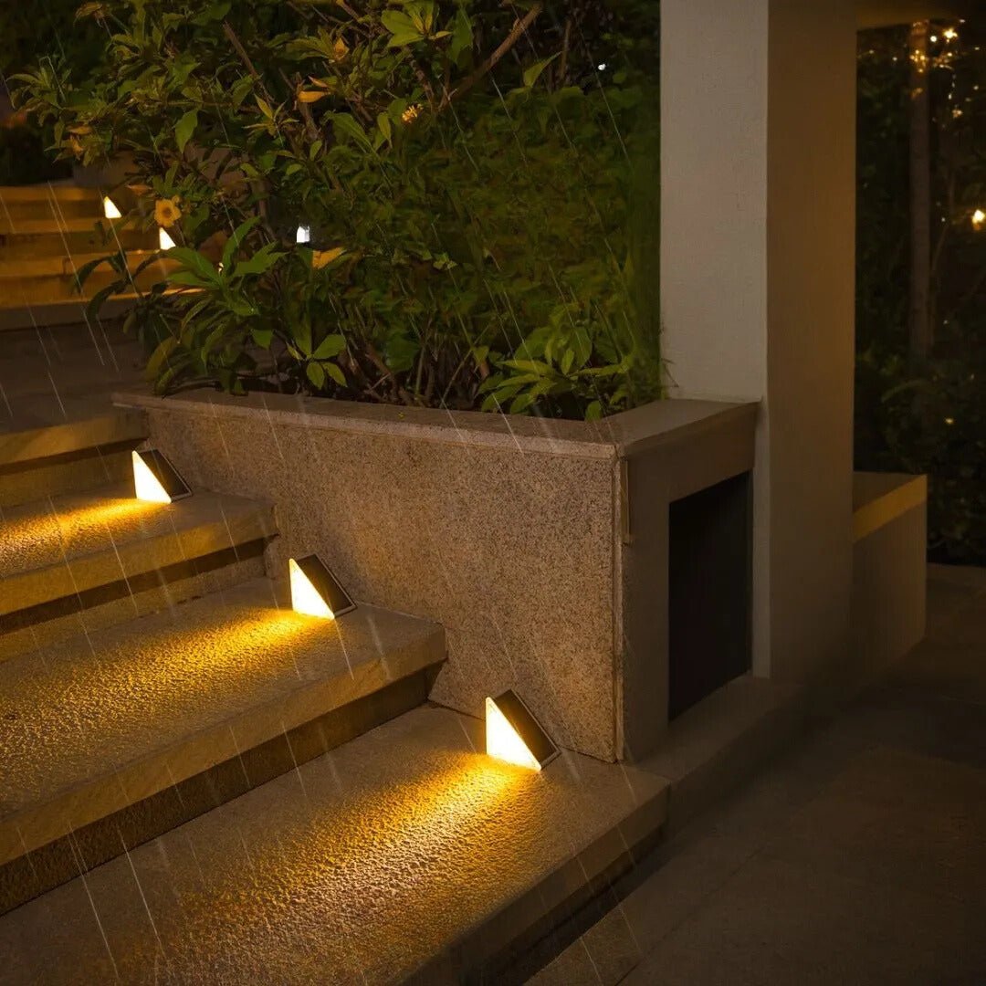 Solar Powered Stair Lights - Luminoya