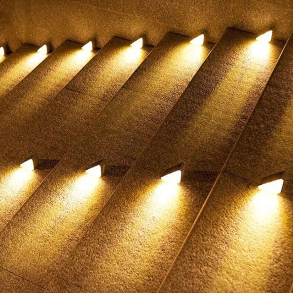 Solar Powered Stair Lights - Luminoya