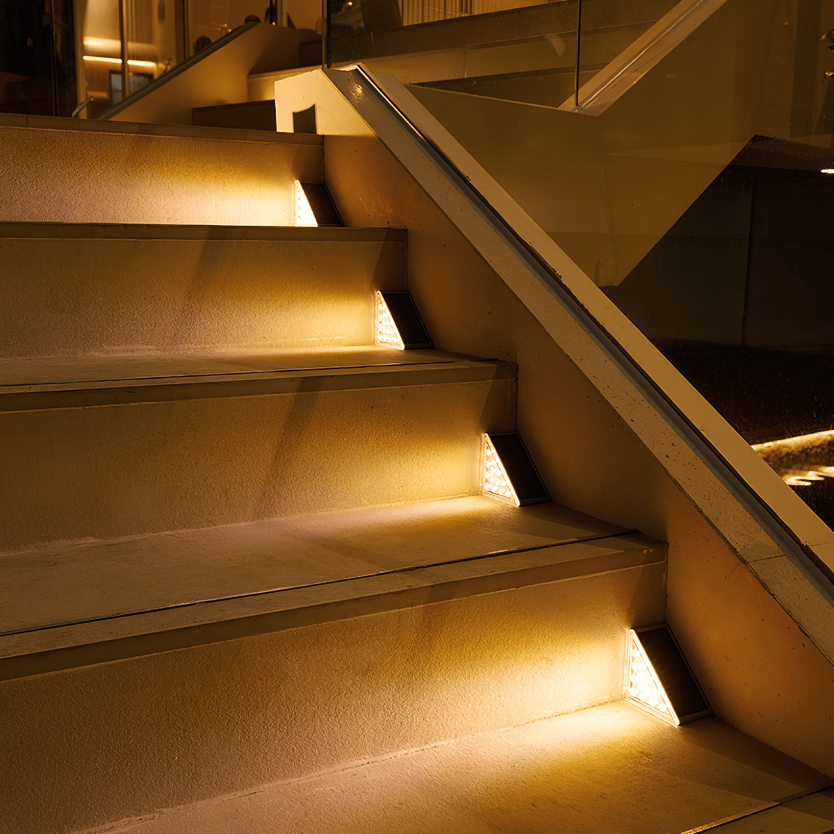 Solar Powered Stair Lights - Luminoya