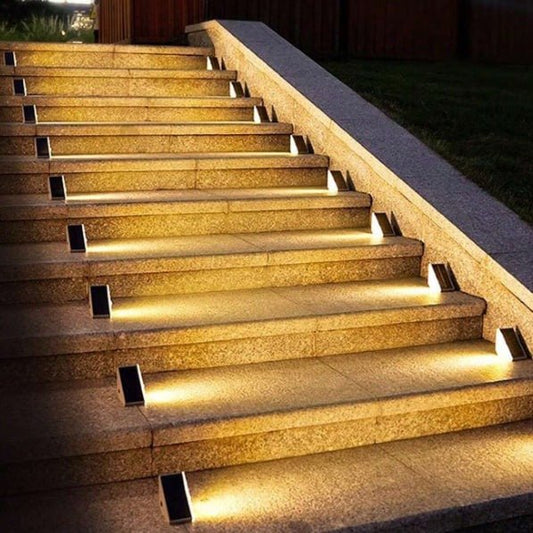 Solar Powered Stair Lights - Luminoya