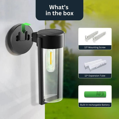 Solar Powered Wall Light - Luminoya