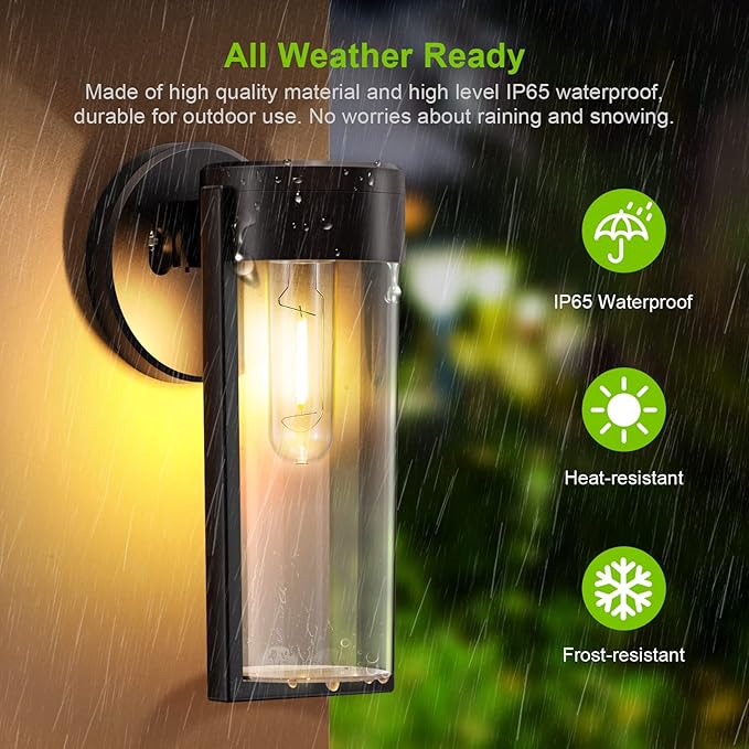 Solar Powered Wall Light - Luminoya