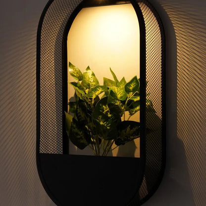 Solar Powered Wall Pot Light - Luminoya