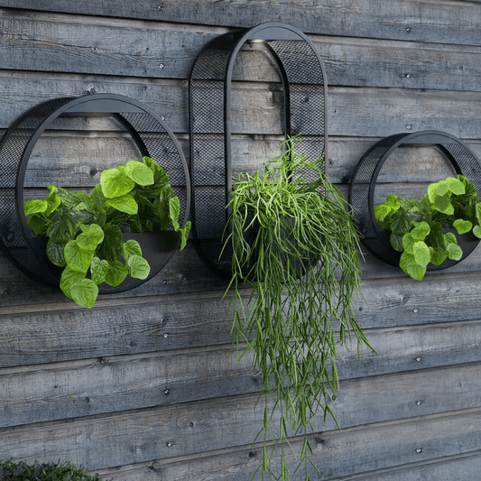 Solar Powered Wall Pot Light - Luminoya