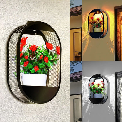 Solar Powered Wall Pot Light - Luminoya