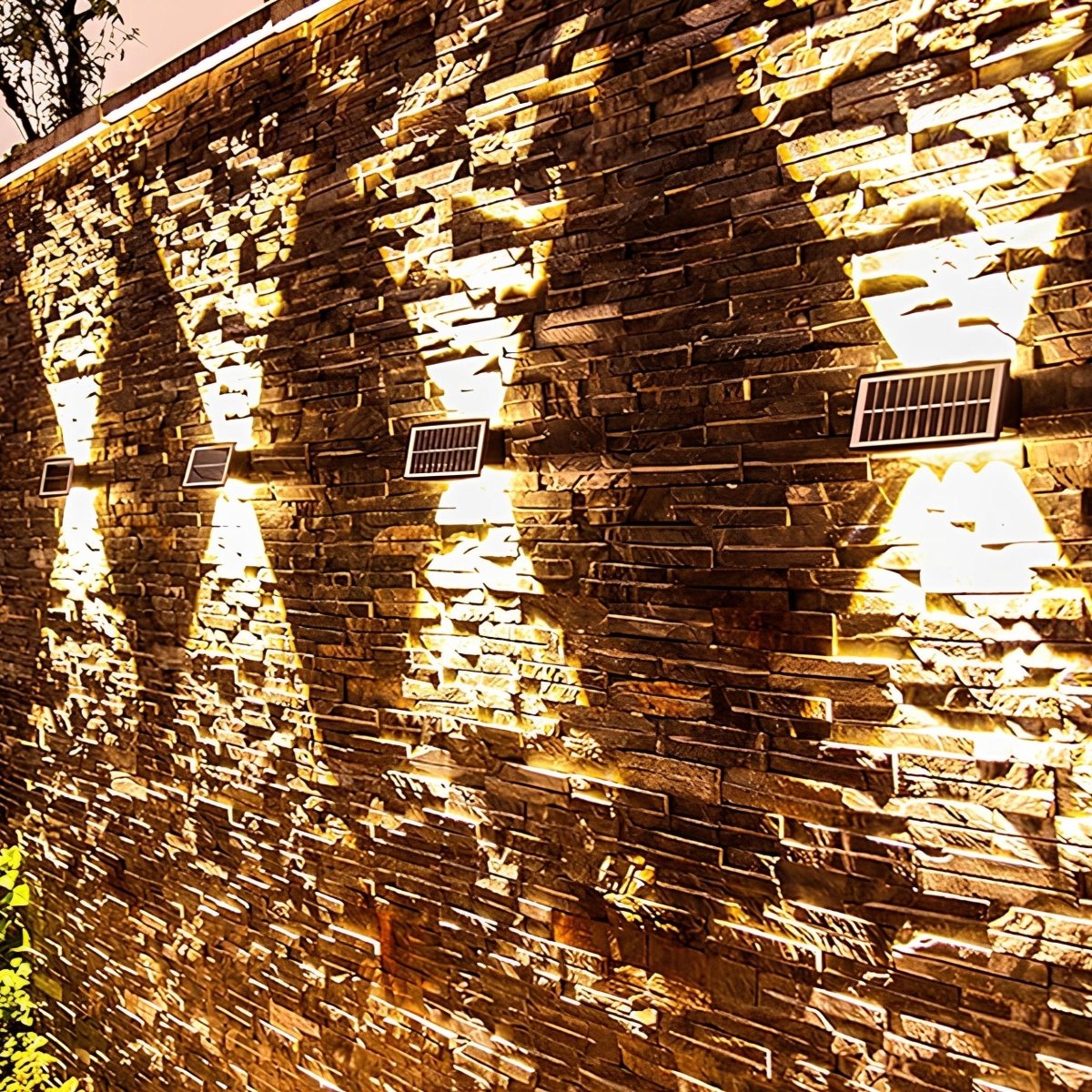 Solar Powered Wall Sconce - Luminoya