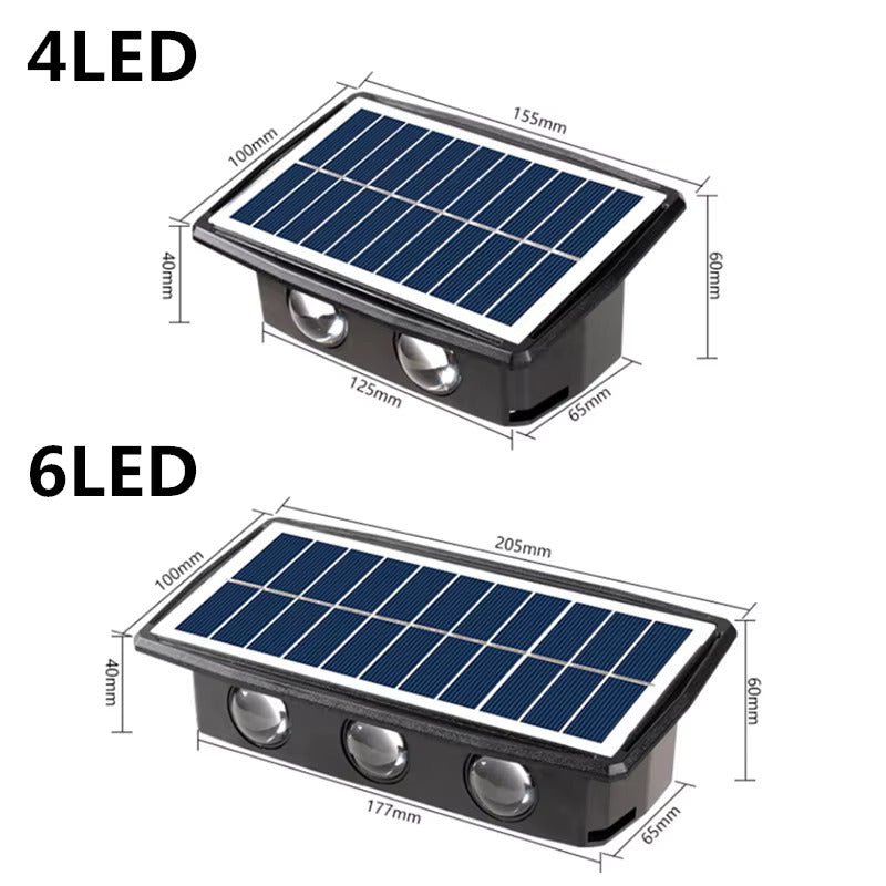 Solar Powered Wall Sconce - Luminoya
