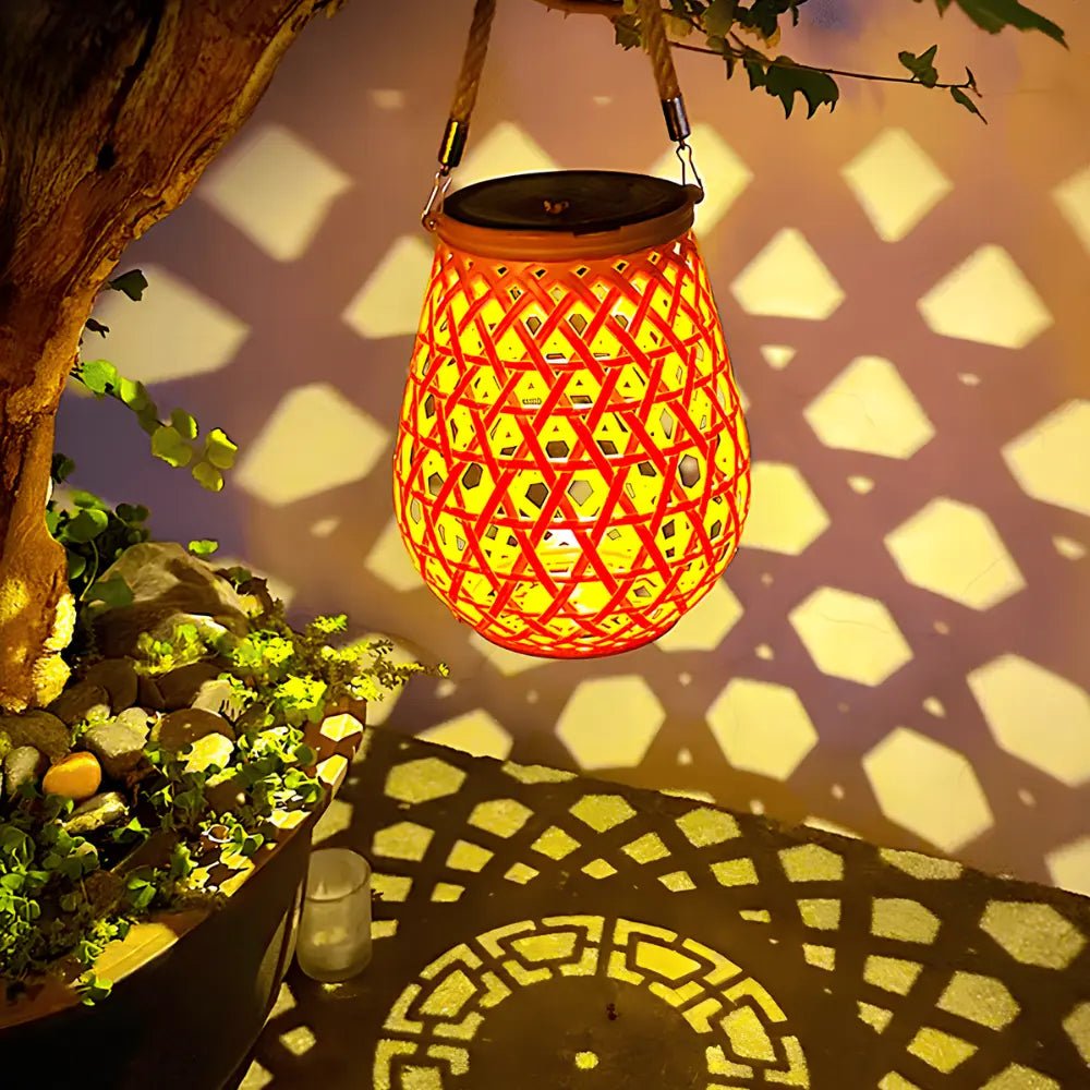 Solara™ Woven Lantern - Luminoya
