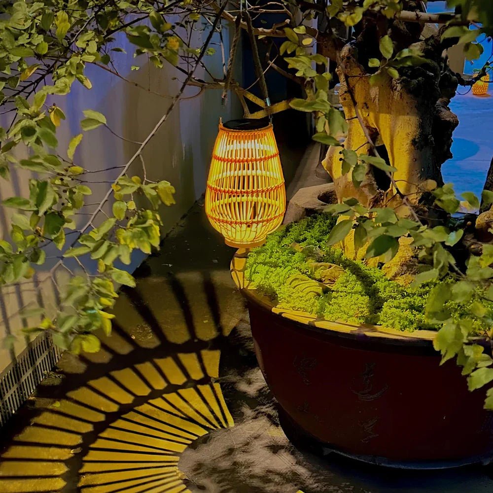 Solara™ Woven Lantern - Luminoya