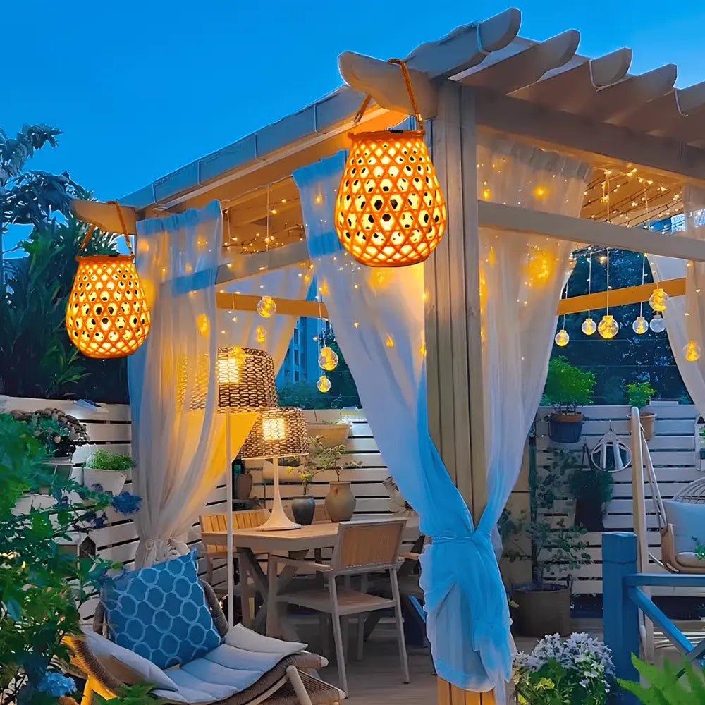 Solara™ Woven Lantern - Luminoya