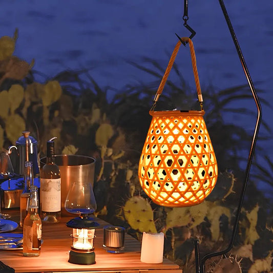 Solara™ Woven Lantern - Luminoya