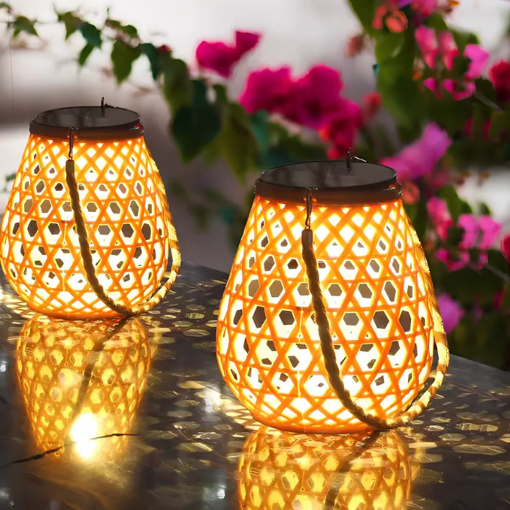 Solara™ Woven Lantern - Luminoya
