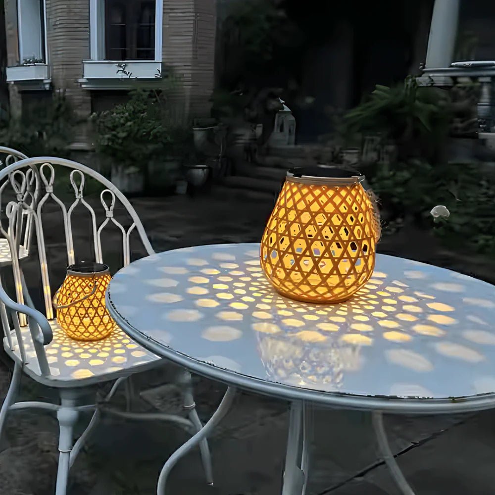 Solara™ Woven Lantern - Luminoya