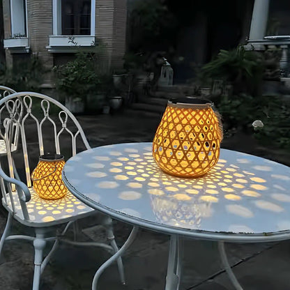 Solara™ Woven Lantern - Luminoya