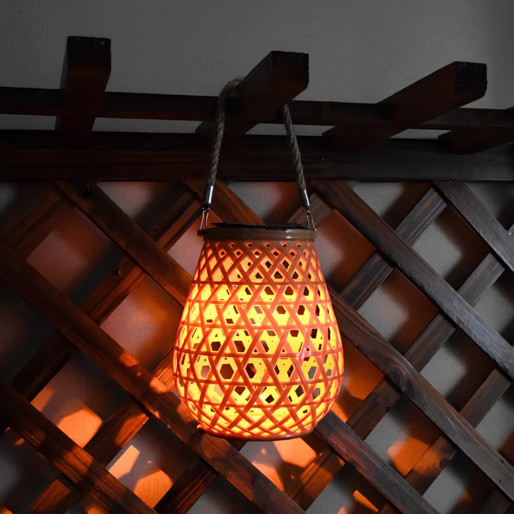 Solara™ Woven Lantern - Luminoya