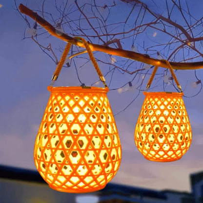 Solara™ Woven Lantern - Luminoya