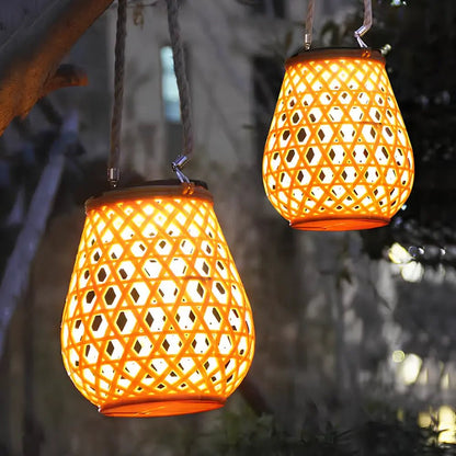 Solara™ Woven Lantern - Luminoya